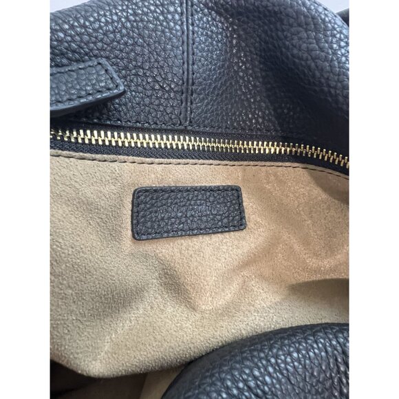 Manu Atelier Gala Leather Tote Bag in Black - Picture 4 of 5